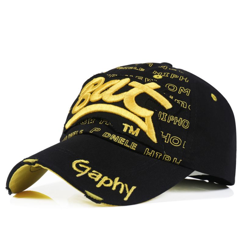 Customized Korean latest design hot selling fashion embroidery baseball cap hip-hop hat for man and 