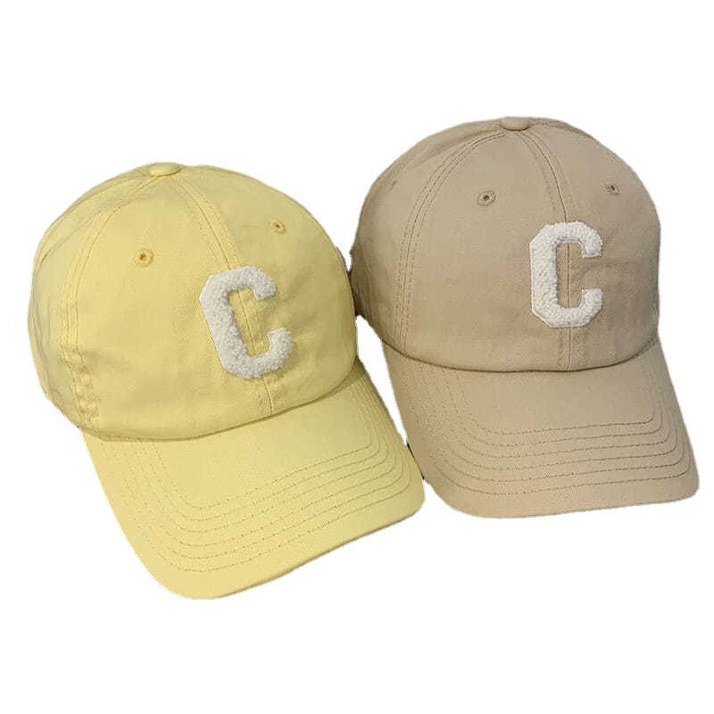 new fashion trucker hat simple letter C hot selling cap outdoor baseball cap for man and women snapb